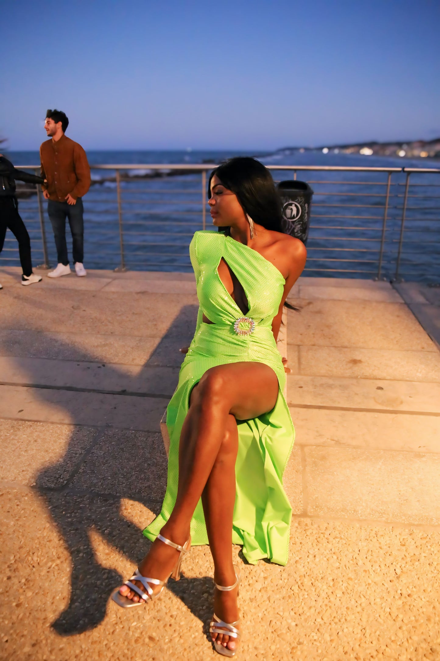 Abito sirena glitterato verde lime 🧜♀️💚 BUBY.S