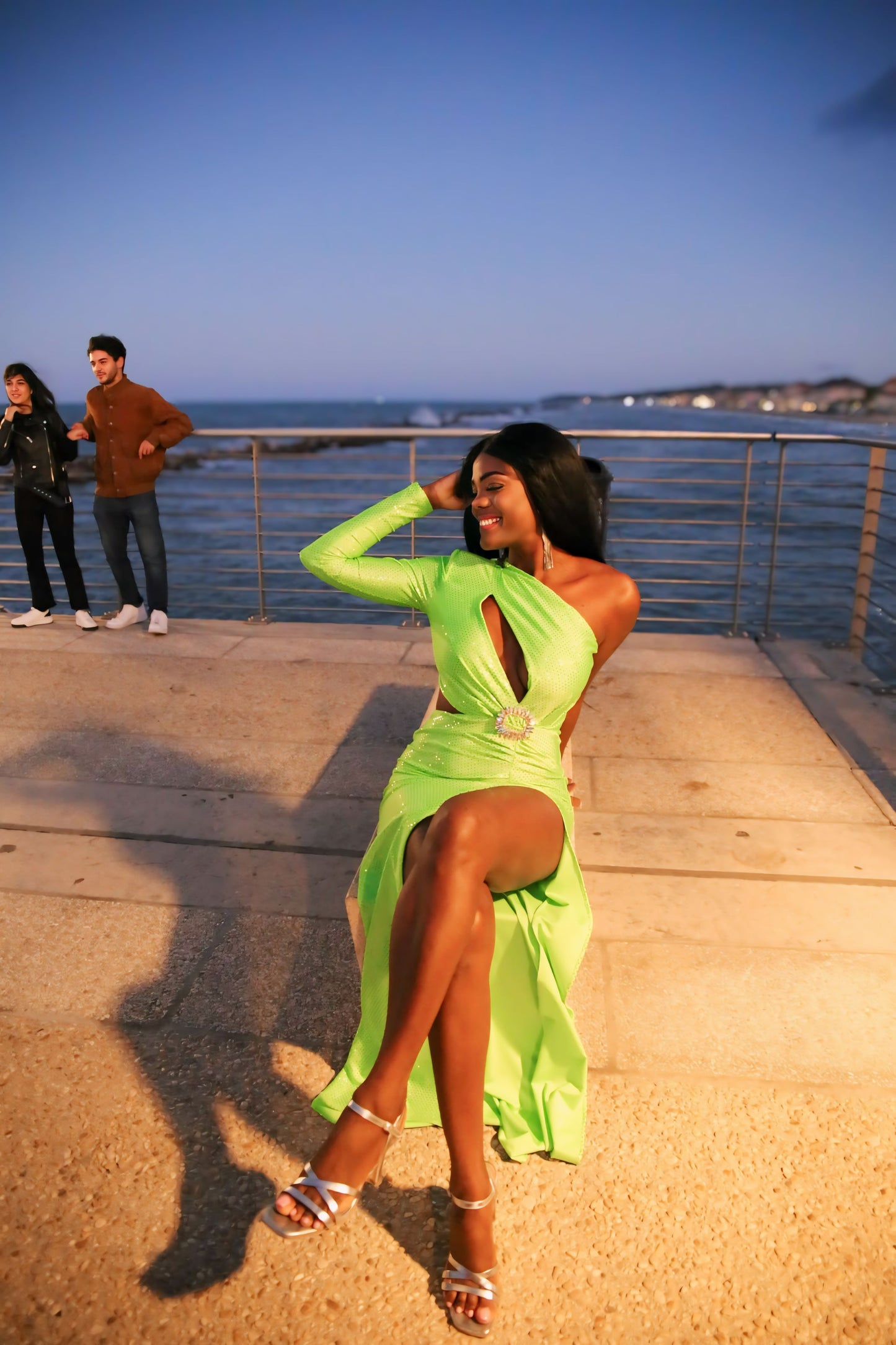 Abito sirena glitterato verde lime 🧜♀️💚 BUBY.S