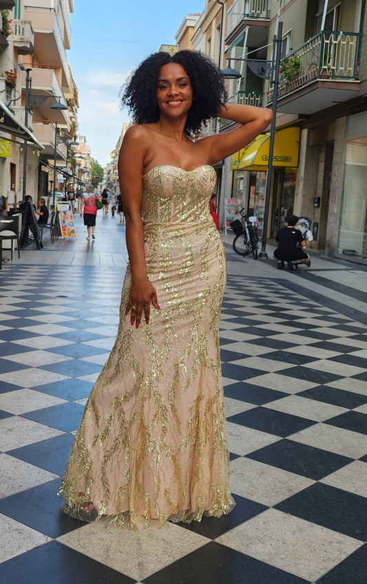 Abito Trionfo del mare oro✨️DEA FEA