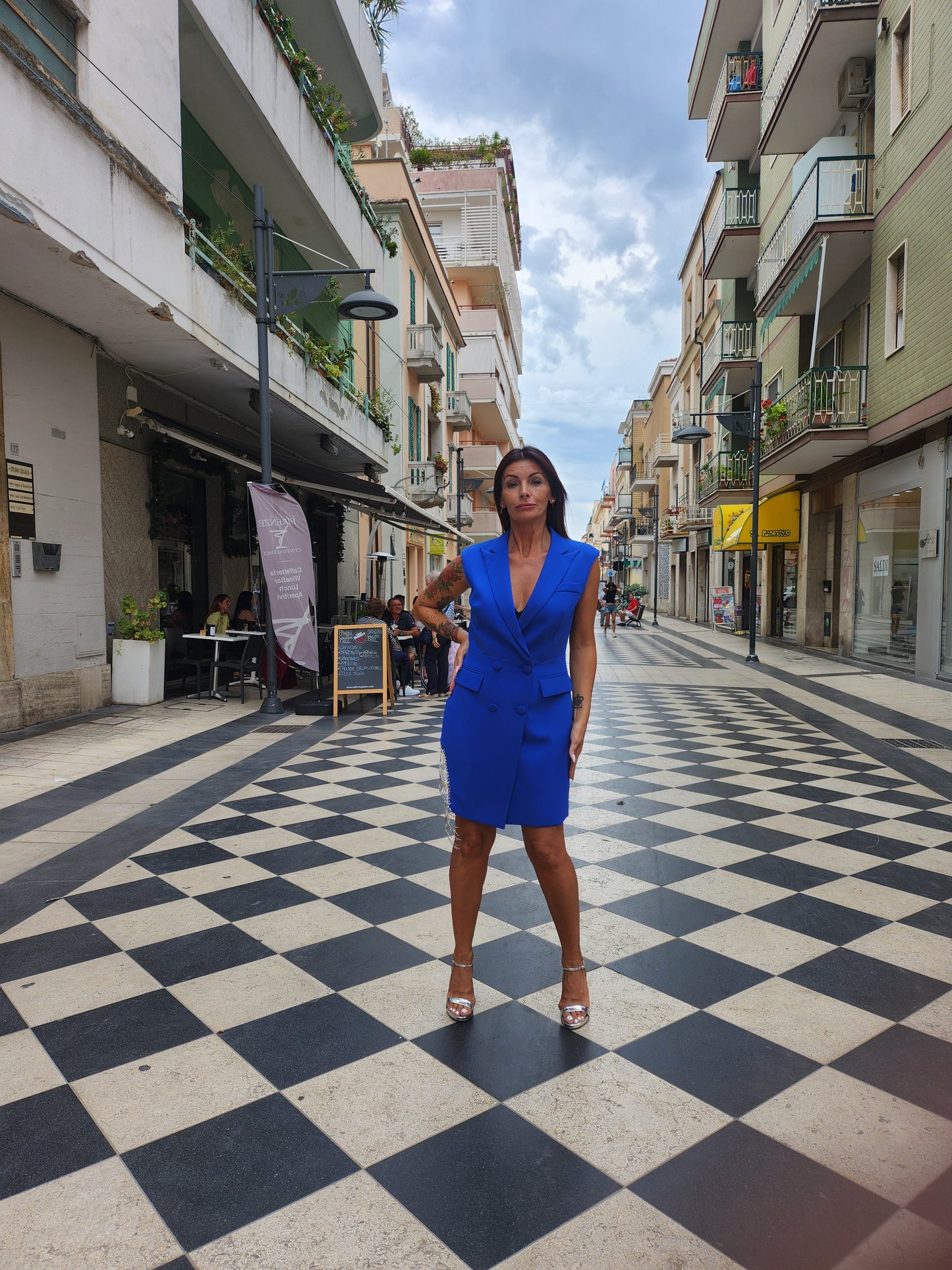 Robe manteaux blu elettrico ๐ DEA FEA