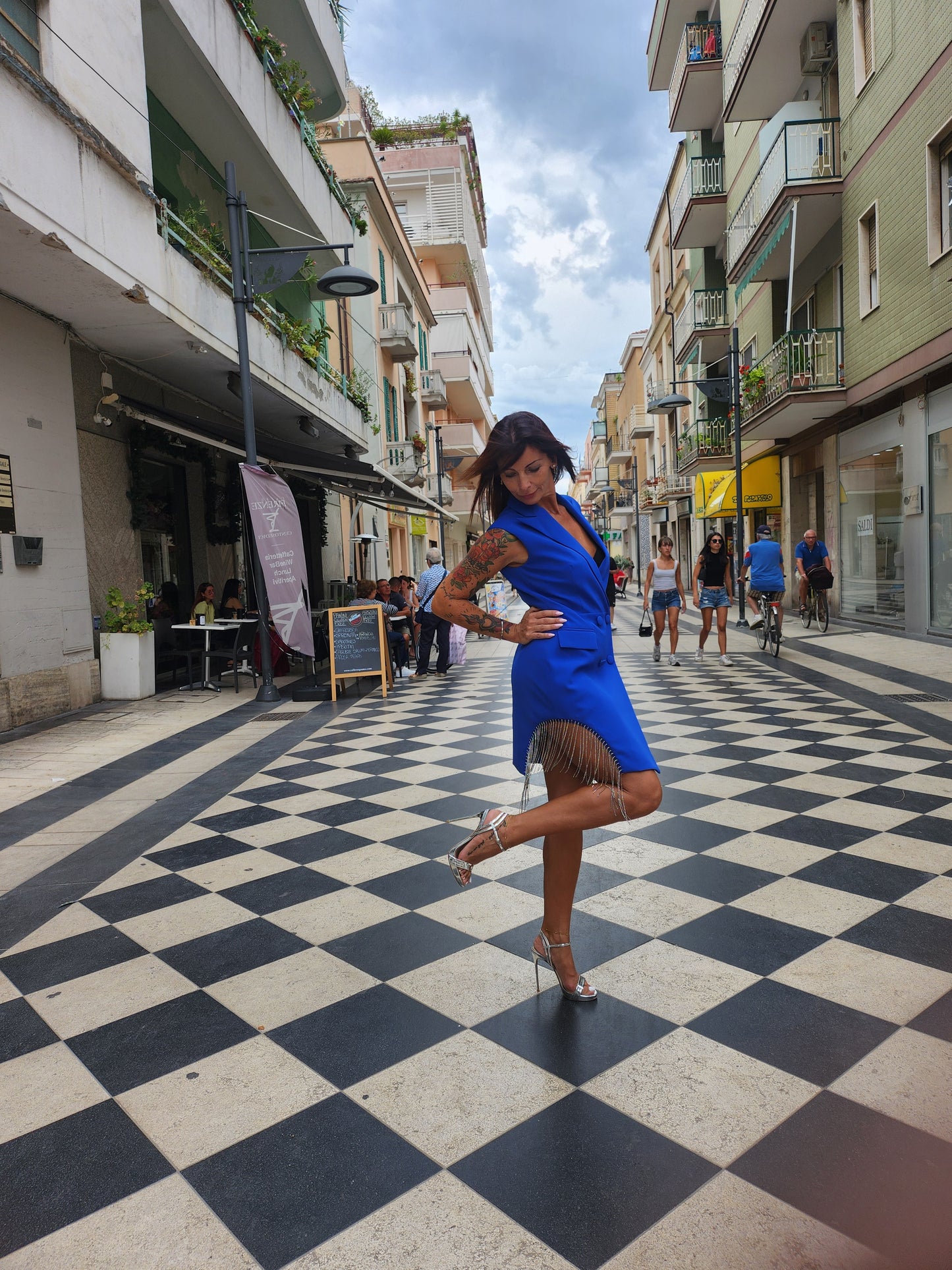 Robe manteaux blu elettrico ๐ DEA FEA