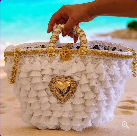 Bag Coffa glam caprese White Leon 🦁 𝒃𝒚 𝑪𝒂𝒑𝒓𝒊 1962