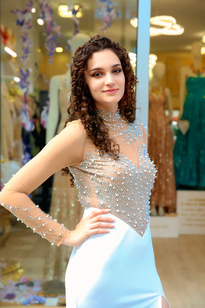 Abito sirena bianco prezioso 🧜‍♀️ DEA FEA