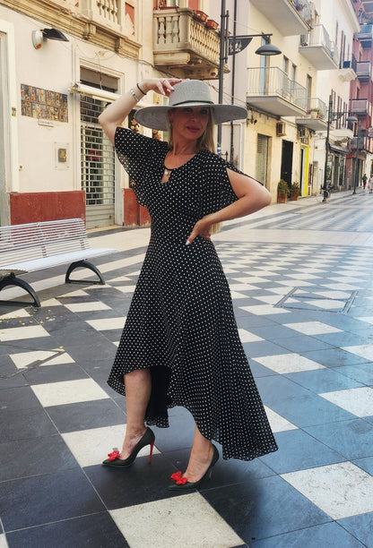 Abito DOLCE VITA a pois ⚪️⚫️ MELISSA COLLECTION