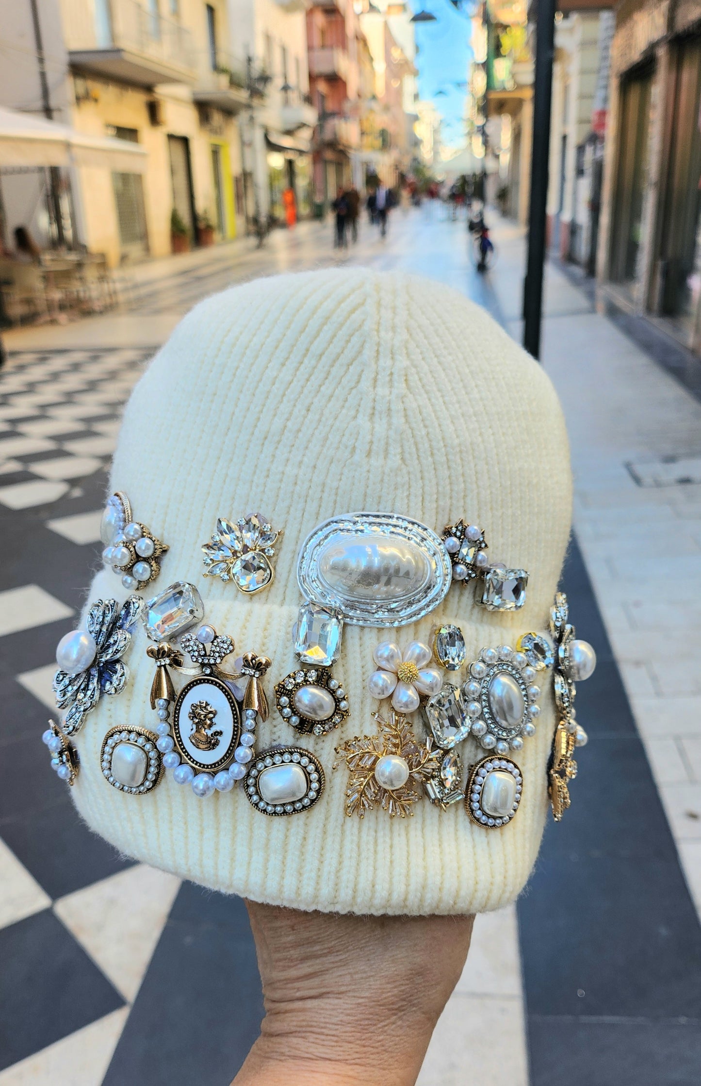 Berretto prezioso PANNA 💎 LIANAS