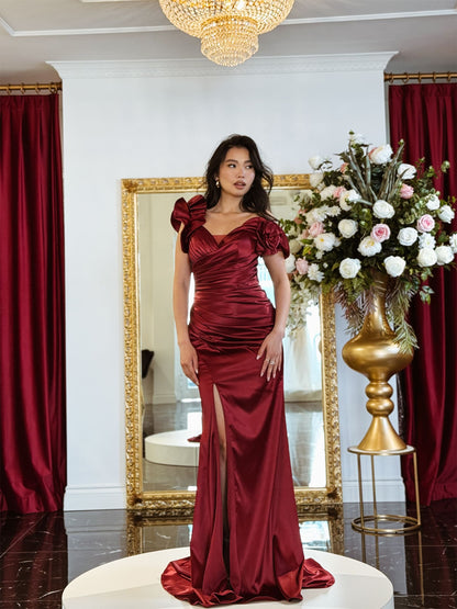 Abito ACQUAMARINA bordeaux 🌹DEA FEA