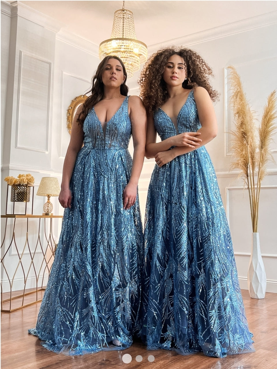 Abito lurex BOHEME azzurro 💥 DEA FEA