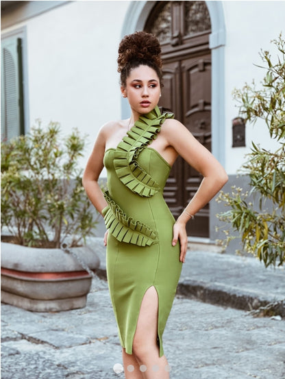 Abito verde oliva Sposa di Adamo 👰‍♀️ DEA FEA
