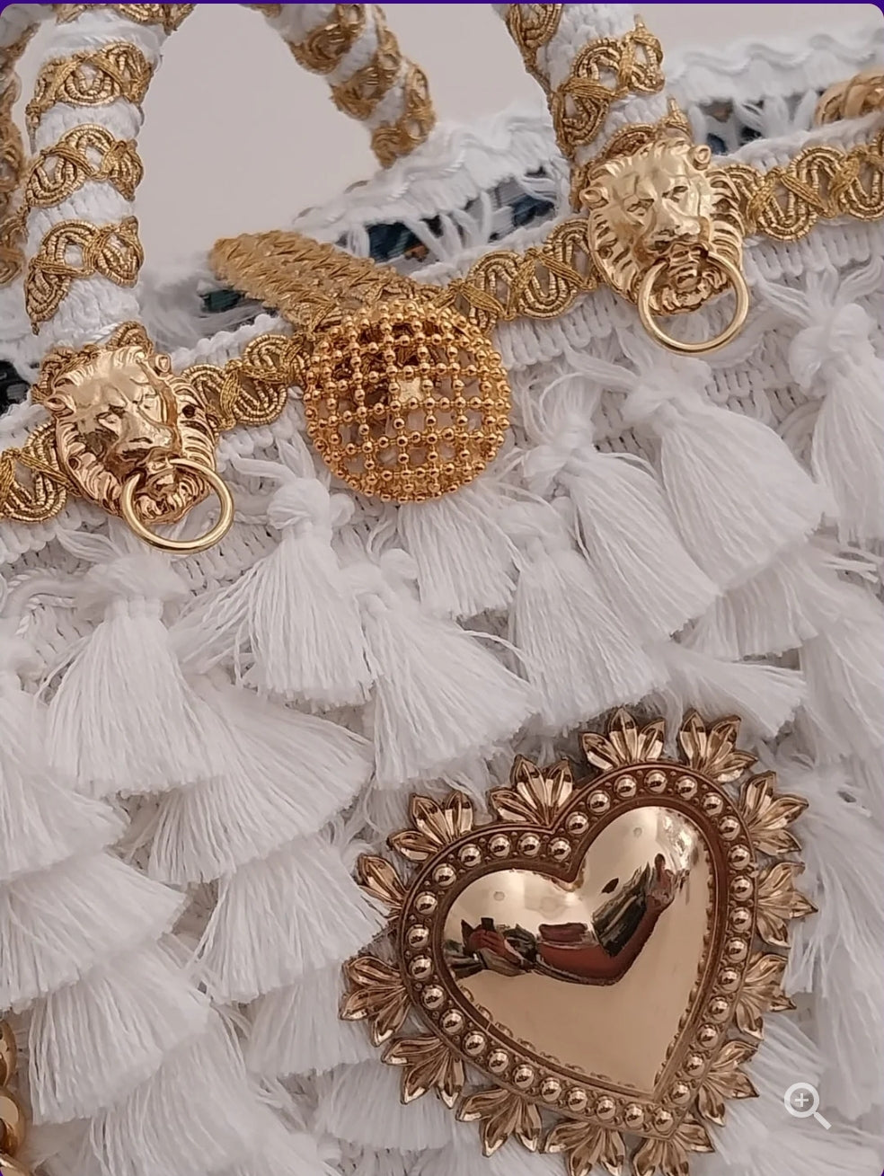 Bag Coffa glam caprese White Leon 🦁 𝒃𝒚 𝑪𝒂𝒑𝒓𝒊 1962