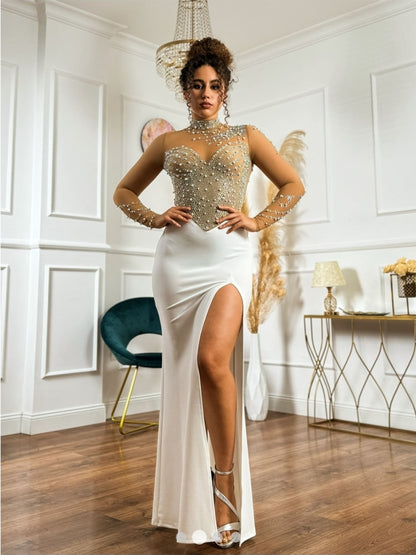 Abito sirena bianco prezioso 🧜‍♀️ DEA FEA