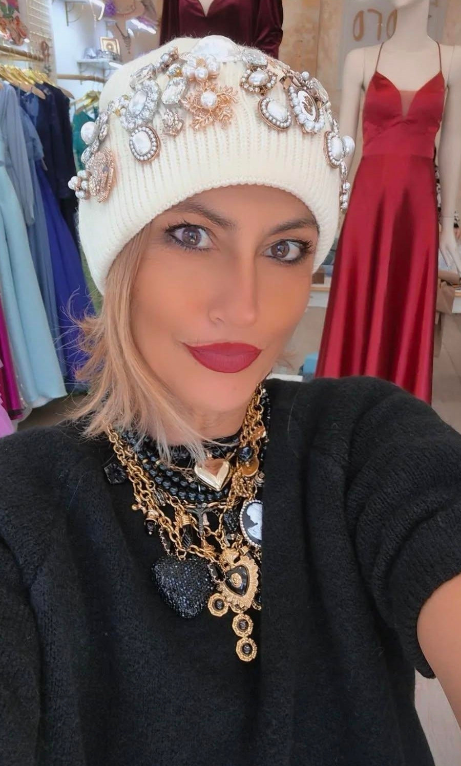 Berretto prezioso PANNA 💎 LIANAS