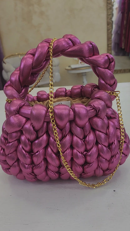 Chuncky bag rosa shine JAISEBAG luxury handbag